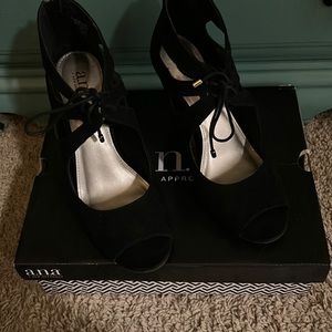 A.N.A Suede Heels